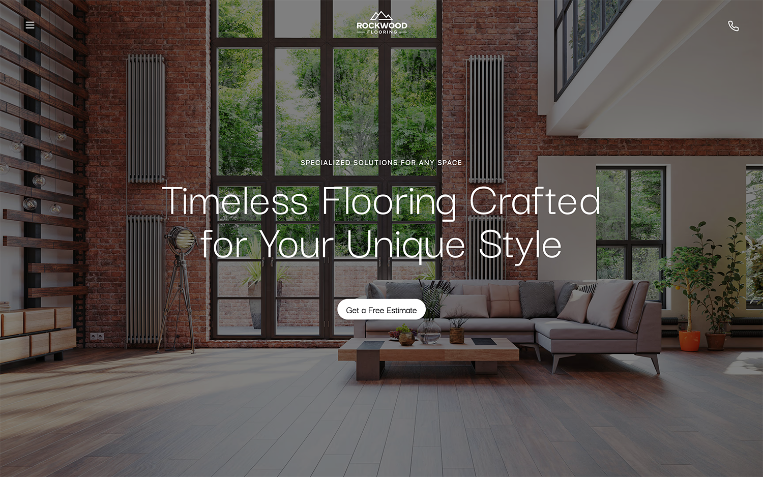 Rockwood Flooring homepage